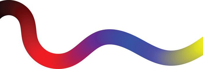 Colorful gradient wavy shape for abstract background.Colorful squiggles gradient lines design for flyer, poster, cover, banner or background. Template with wavy gradient shapes for events, companies	