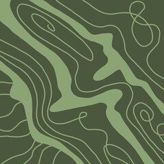 Minimal abstract image for printing. Picture for modern interiors. The picture is painted by hand on a tablet. © neurostructure