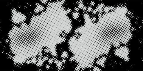 Dots halftone white and blue color pattern gradient grunge texture background. vector illustration.eps 10.