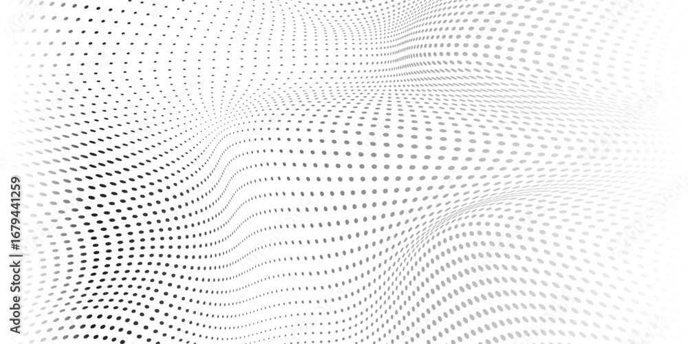 Aufkleber dotted gradient halftone background. horizontal seamless dots pattern in pop art style. abstract mod