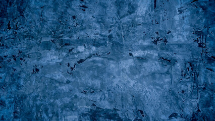 Blue designed grunge texture background with space for text or image.