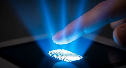 Fingerprint scanning technology for enhanced security and personal identification on digital devices