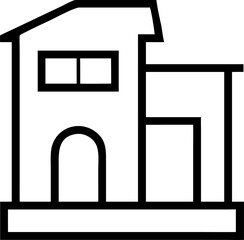 residential estate editable icon, house, apartment, investment, search, signs, buying, office, realtor, collection, family, location, line, market, urban, icon symbol, line icon, residential building