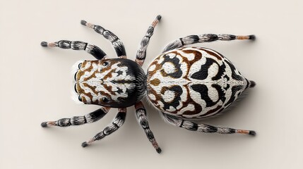 Detailed view of a patterned spider