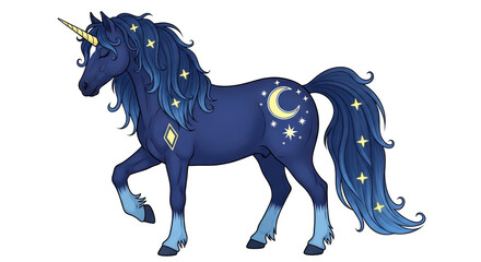 Isolated Unicorn © Federica