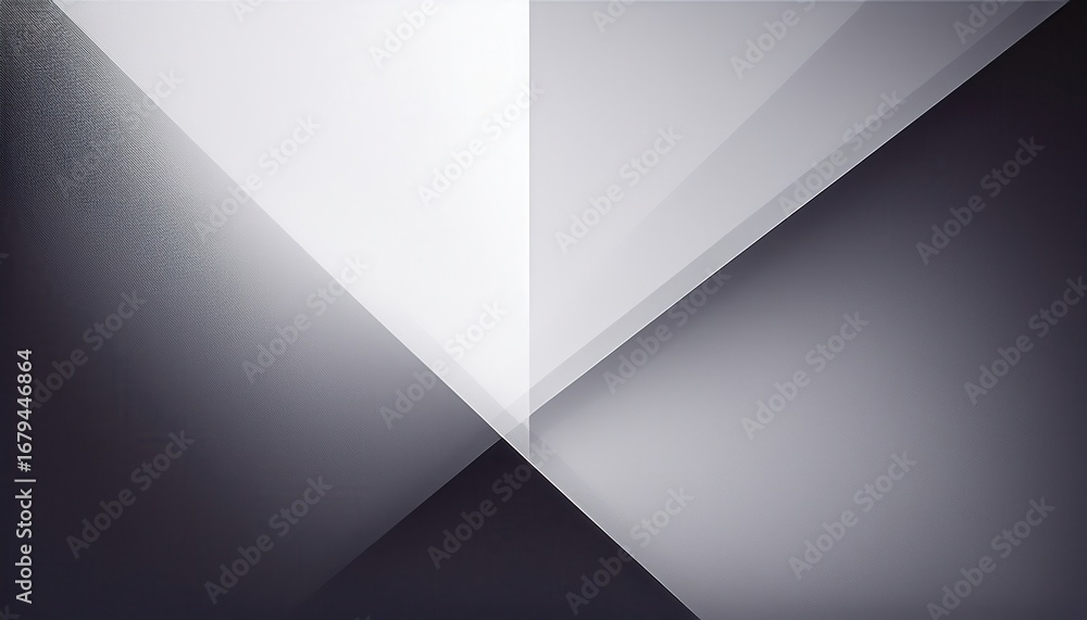 Poster abstract geometric black and white folded paper fan texture with sharp layered angles for modern bac