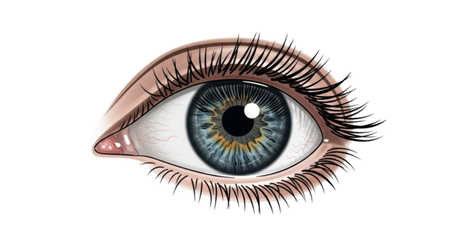 Isolated Detailed Eye