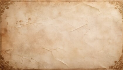 a textured vintage paper background with an aged antique look featuring shades of beige and brown