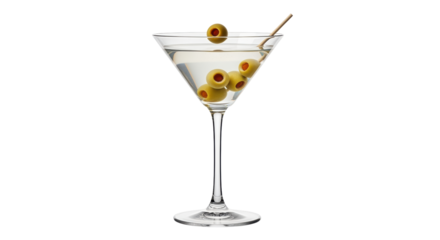 Isolated Martini Glass