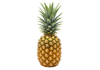 Fototapeta premium Ripe Pineapple Isolated on White Background