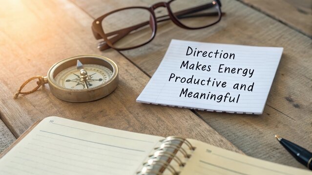 Direction Makes Energy Productive and Meaningful in Office Setting