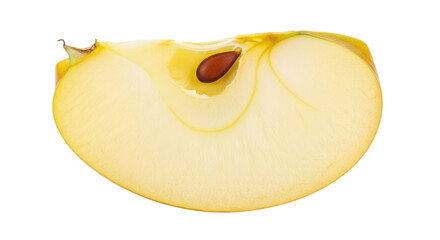 Isolated Apple Slice