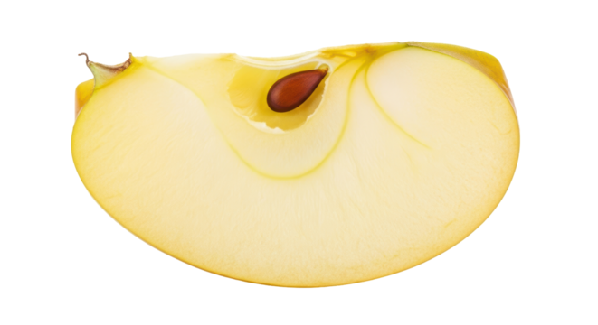 Isolated Apple Slice