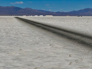 Salimas grandes road Argentina 