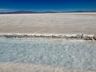 salt lake in Argentina 