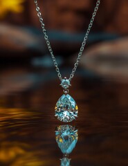 Stunning Diamond Necklace, Exquisite Sparkle