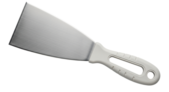 Isolated Putty Knife