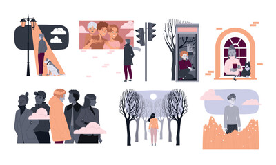 Exploring Modern Life Through Illustrations Capturing Urban Scenes and Emotional Connections