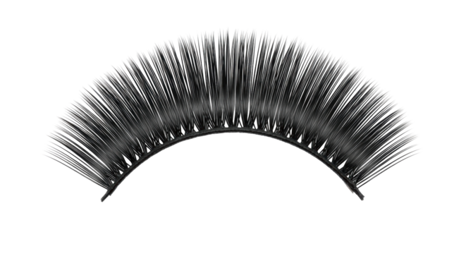 Isolated False Eyelashes