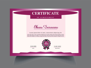 Naklejka premium certificate design concept for professional certificate design