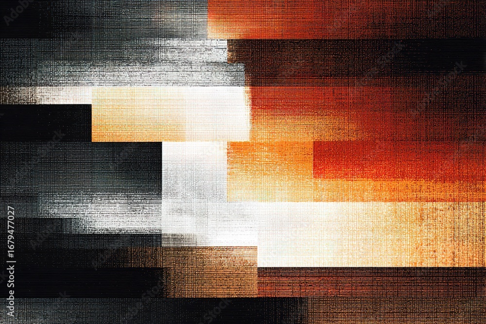 Poster abstract composition featuring bold colors and textures creating a modern artistic expression