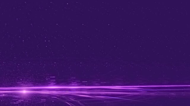 linienf&ouml;rmige violette digitale Datenstruktur &ndash; dynamische Visualisierung von Forschung, Technologie und moderner Wissenschaft in zukunftsweisendem Design, Wachstum, Datenfluss, Fortschritt