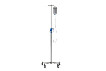 IV drip stand  isolated on white background