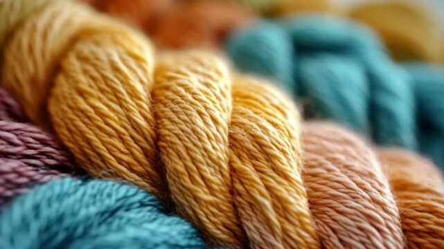 Close-up of colorful yarn balls (2)