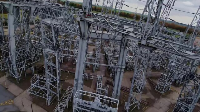 electrical power distribution facility located within generating station