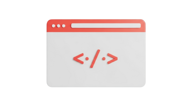 Isolated Coding Window, 3D Render