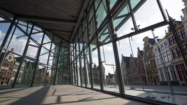 Contemporary Architectural Design In Ghent Urban Pavilion Ghent, Belgium - May 26, 84.4166666666667 Modern Architectural Style In Ghent City Pavilion Created By The Architectural Firm Robbrecht & Dae