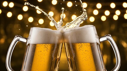 Cheers beer toast celebration drink alcohol party pub brewery golden