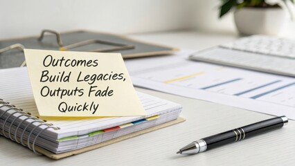 Motivational Quote on Sticky Note for Personal Development and Growth