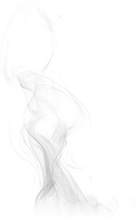 black smoke on white background