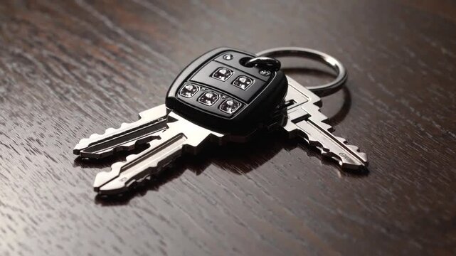 collection of car keys on key ring