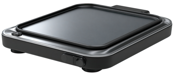 Dark gray square protective enclosure