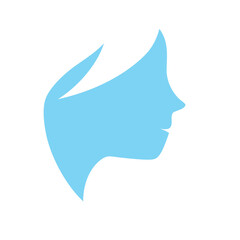 Profile  Vector icon on white background 