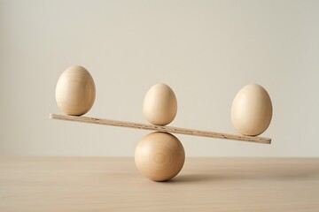 Eggs balance balancing egg food diet health healthy breakfast concept