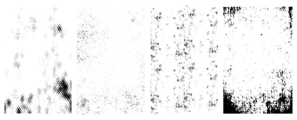 Grunge Urban Backgrounds set.Texture Vector.Dust Overlay Distress Grain ,Simply Place illustration over any Object to Create grungy Effect .abstract,splattered, texture for your design. vector