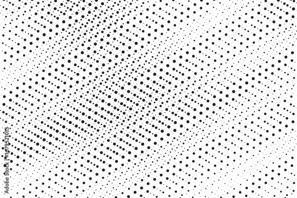 Aufkleber halftone background vector, abstract backdrop design with two tone pattern and copy space for edit y