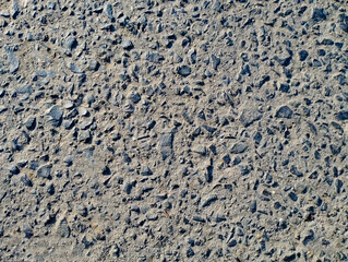 Rough Cement Surface with Stones and Grit