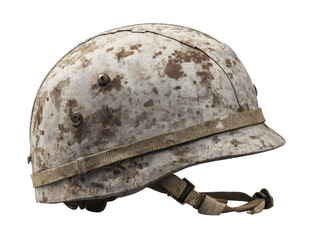 Soldier hat or Military hat isolated on white background