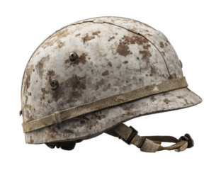 Soldier hat or Military hat isolated on white background
