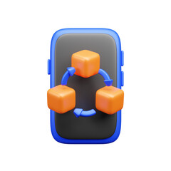 Virtually - AR-VR 3D Icon