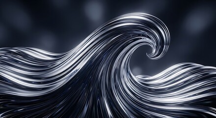 Abstract Wave Pattern.