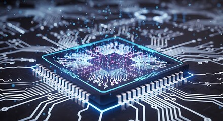 Advanced Microchip Technology Circuit Board.