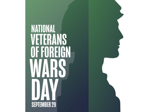 National Veterans Of Foreign Wars Day. VFW. September 29. Holiday concept. Template for background, banner, card, poster with text. Vector EPS10 illustration.