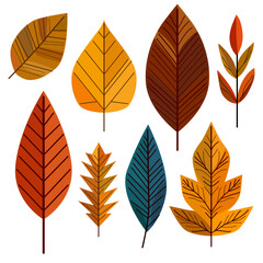 Fototapeta premium autumn halloween design elements set