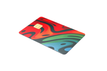 Colorful Contactless Smart Card with Embedded Chip