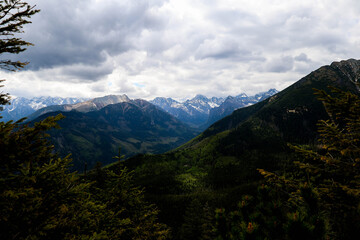 Zakopane, góry, szczyty,szczyt, krajobraz, chmury, gęsia szyja, wspinaczka, widok, las, schronisko © Estera